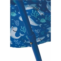 Moonchair bimbo con imbottitura struttura in metallo richiudibile decoro squaletto 