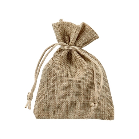 Sacchetto In Juta Corda Cm 10 x 10