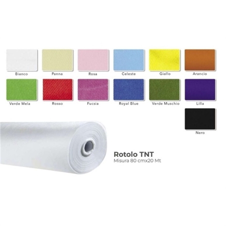 Rotolo TNT 60 grammi 80 cm x 20 metri Rosso