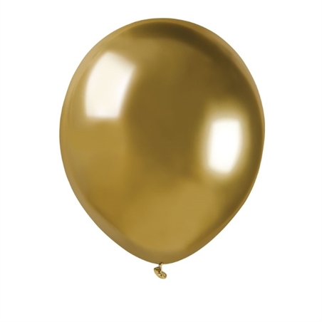 50 Palloncini in Lattice 5" Glossy Gold