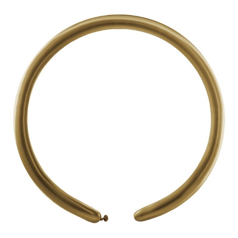 Palloncini Modellabili Glossy 1'' 2,5 cm Oro 50 pezzi
