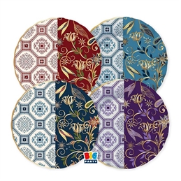 8 Piatti Mix cm.25 Hybrid