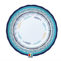 8 Piatti Ø 25 cm Marine