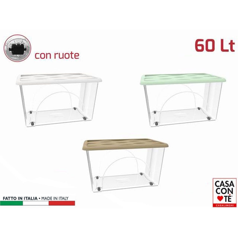 Scatola Lt 60 Con Ruote