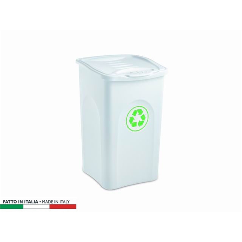 Pattumiera Be-Green Bianca