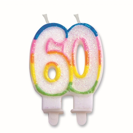 Candelina Sweet 8,5 cm Numero 60