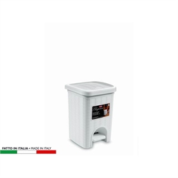 Pattumiera Elegance Bianca 6 Lt