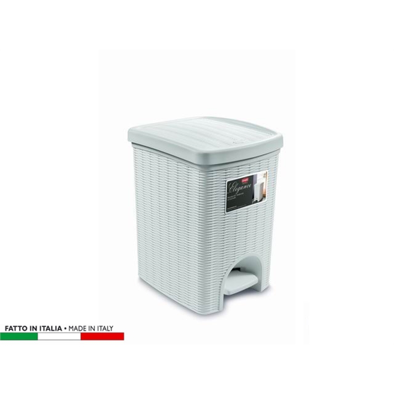 Pattumiera Elegance Bianca 20 Litri
