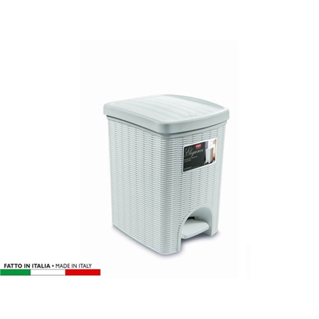 Pattumiera Elegance Bianca 20 Litri