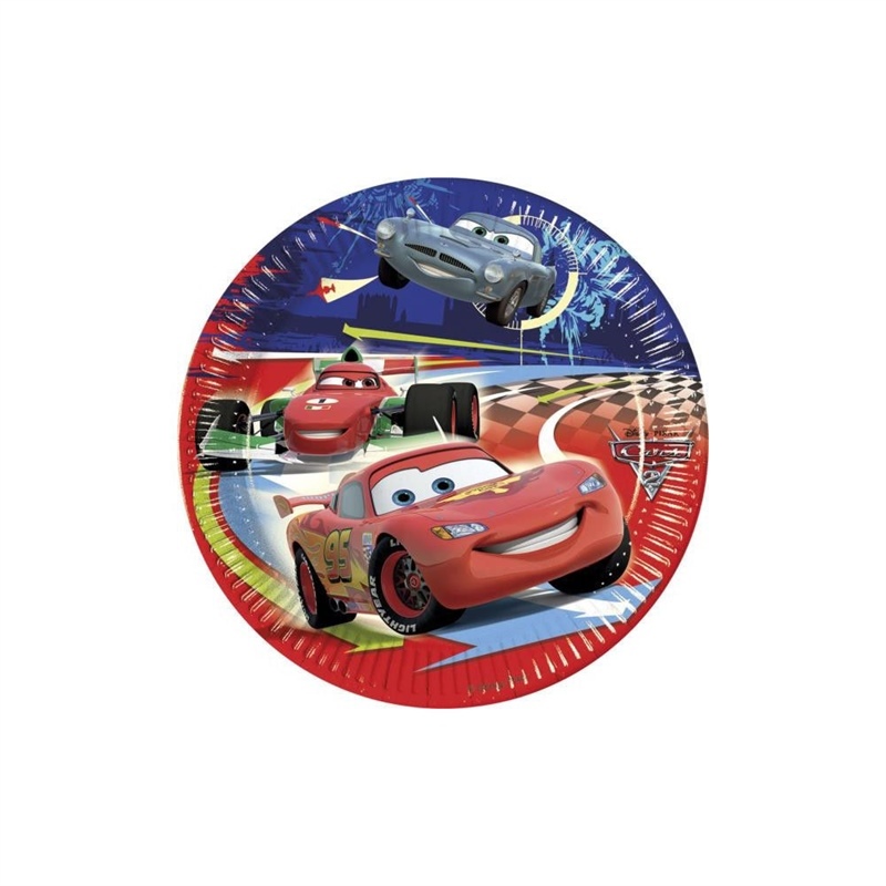 Piatti in carta 19,5 cm Cars 2 8 pezzi Piatti in carta 19,5 cm Cars 2 8 pezzi