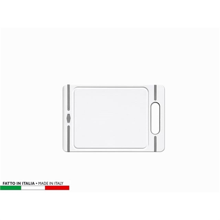 Tagliere 34x22x1 Tortora/Bianco