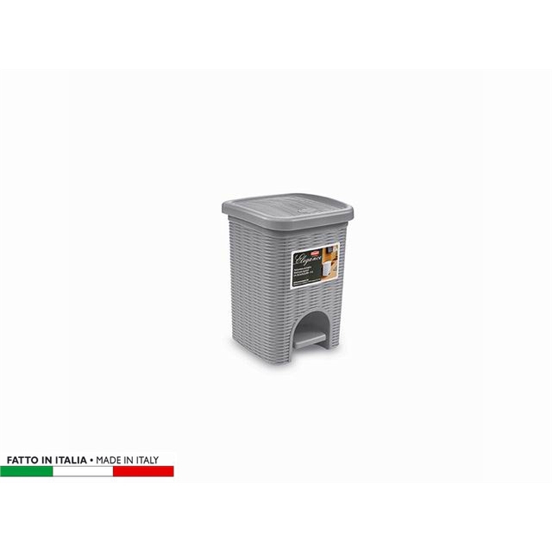 Pattumiera Elegance Lt 6 Grigio