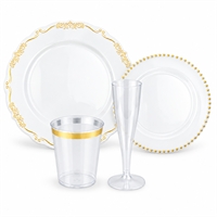Scopri i nostri coordinati tavola in plastica riutilizzabile, disponibili in diversi colori e decorazioni. Piatti, bicchieri, flute e altri accessori coordinabili, ideali per cerimonie, compleanni, feste, buffet e occasioni speciali.
<h2>Coordinati tavo